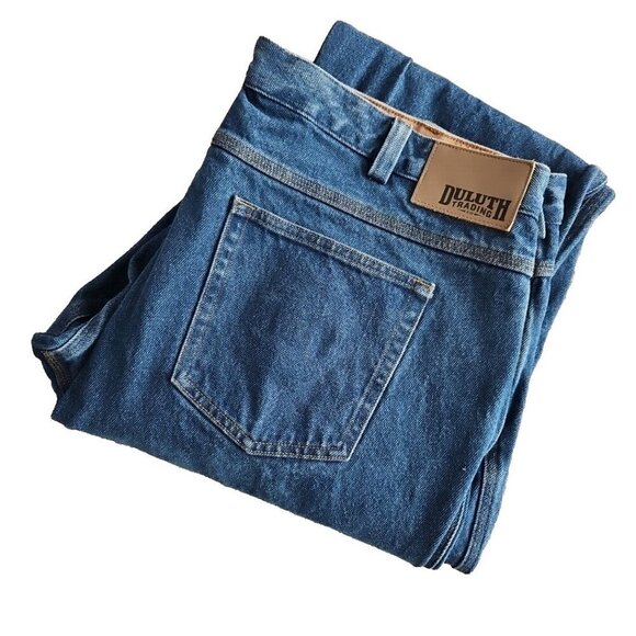 Duluth Trading Co. Jeans Men's 42 X 30 Medium Wash 85058 Heavy Duty Denim - Picture 12 of 16